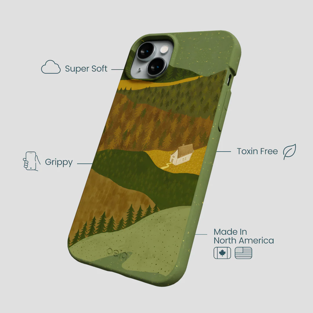 Forest Floor Mountain Nest iPhone 15 Plus Case - Image 4