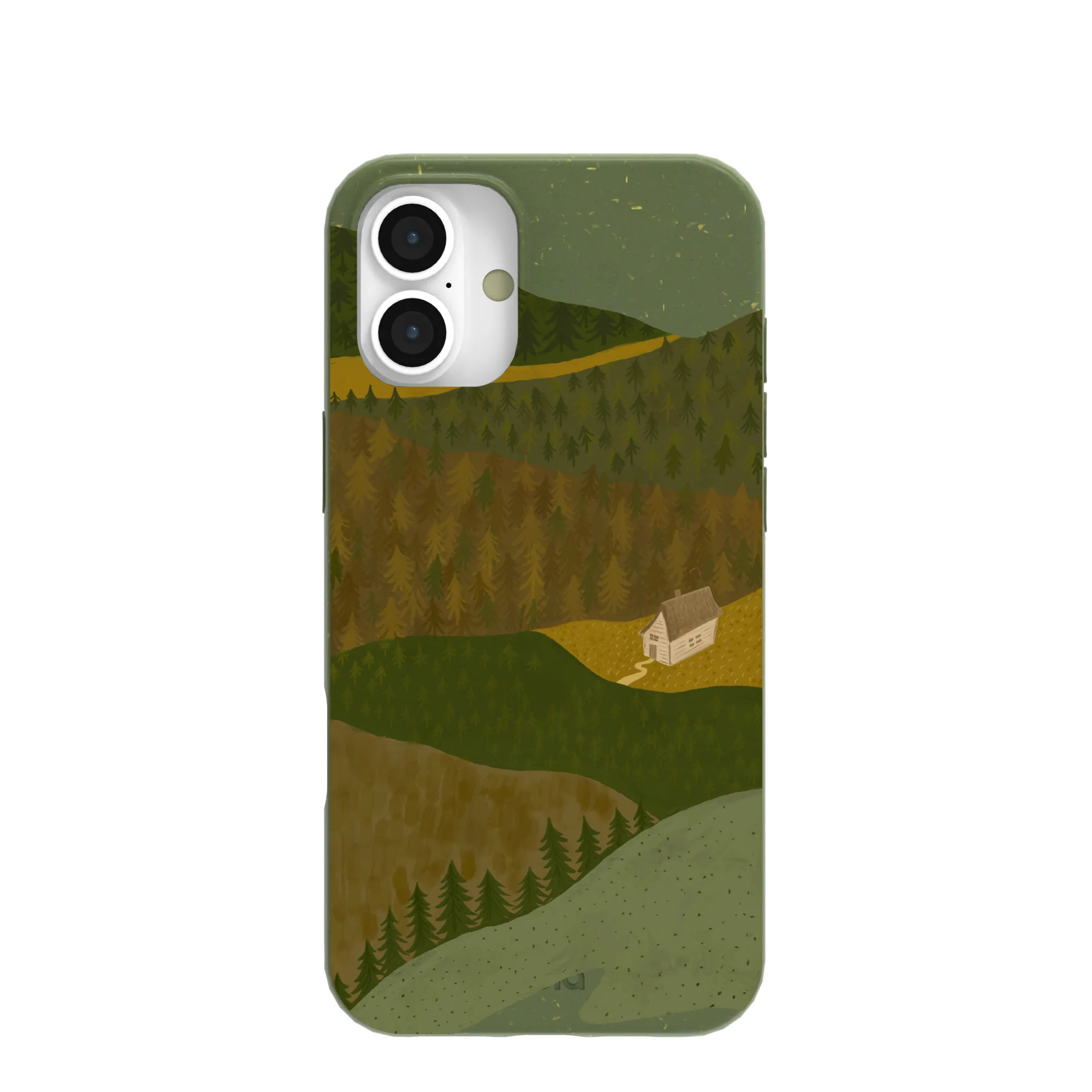 Forest Floor Mountain Nest iPhone 16 Plus Case