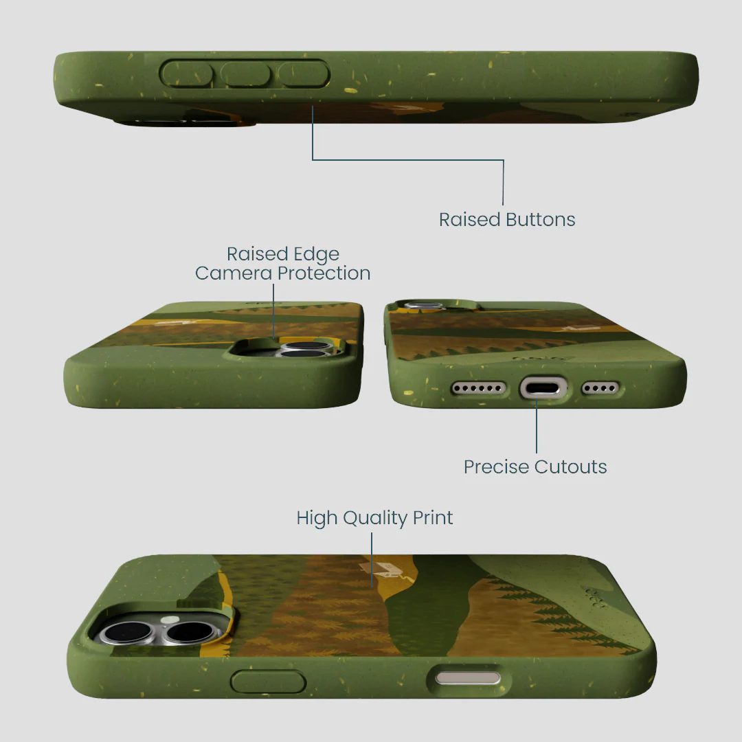 Forest Floor Mountain Nest iPhone 16 Plus Case - Image 3