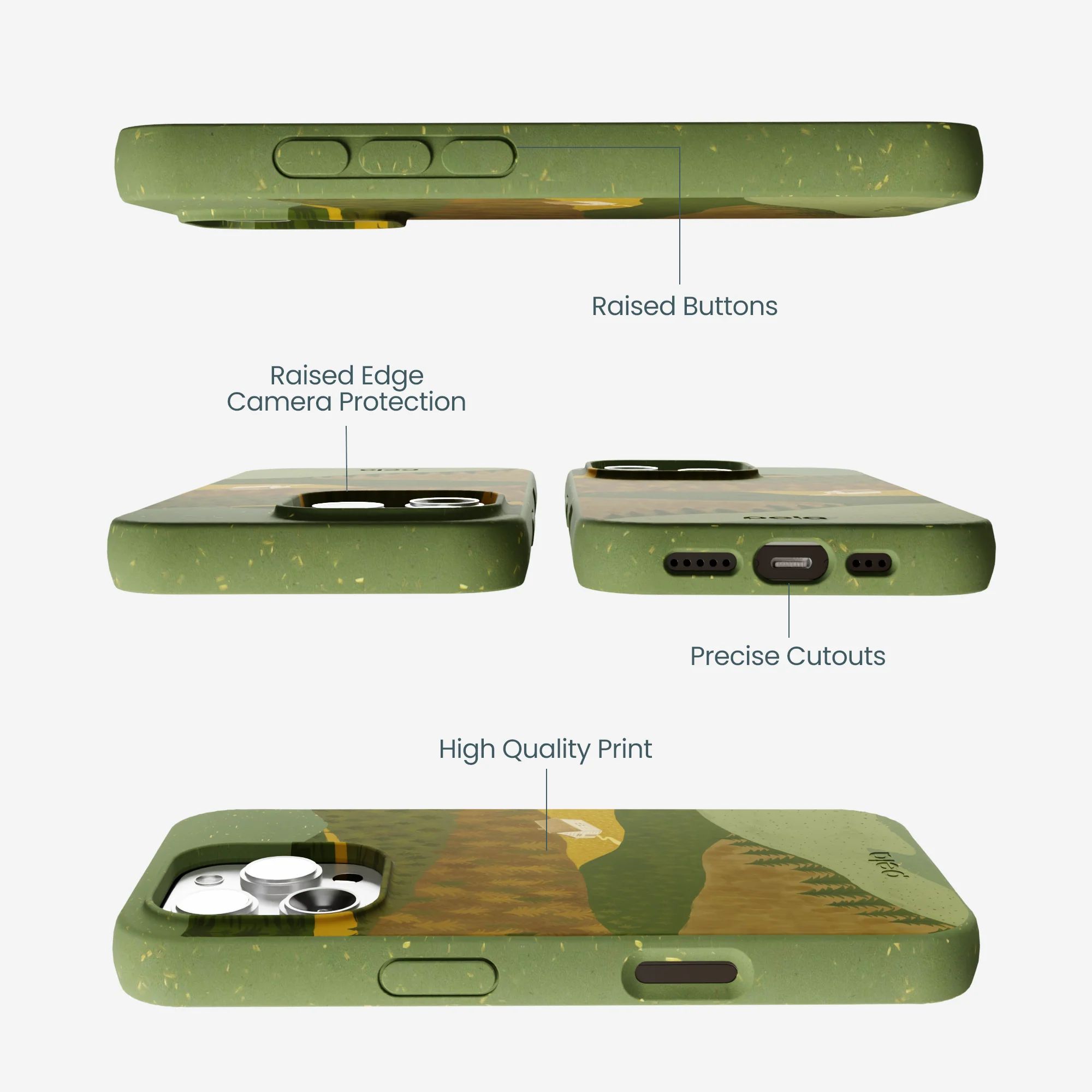 Forest Floor Mountain Nest iPhone 16 Pro Max Case - Image 3