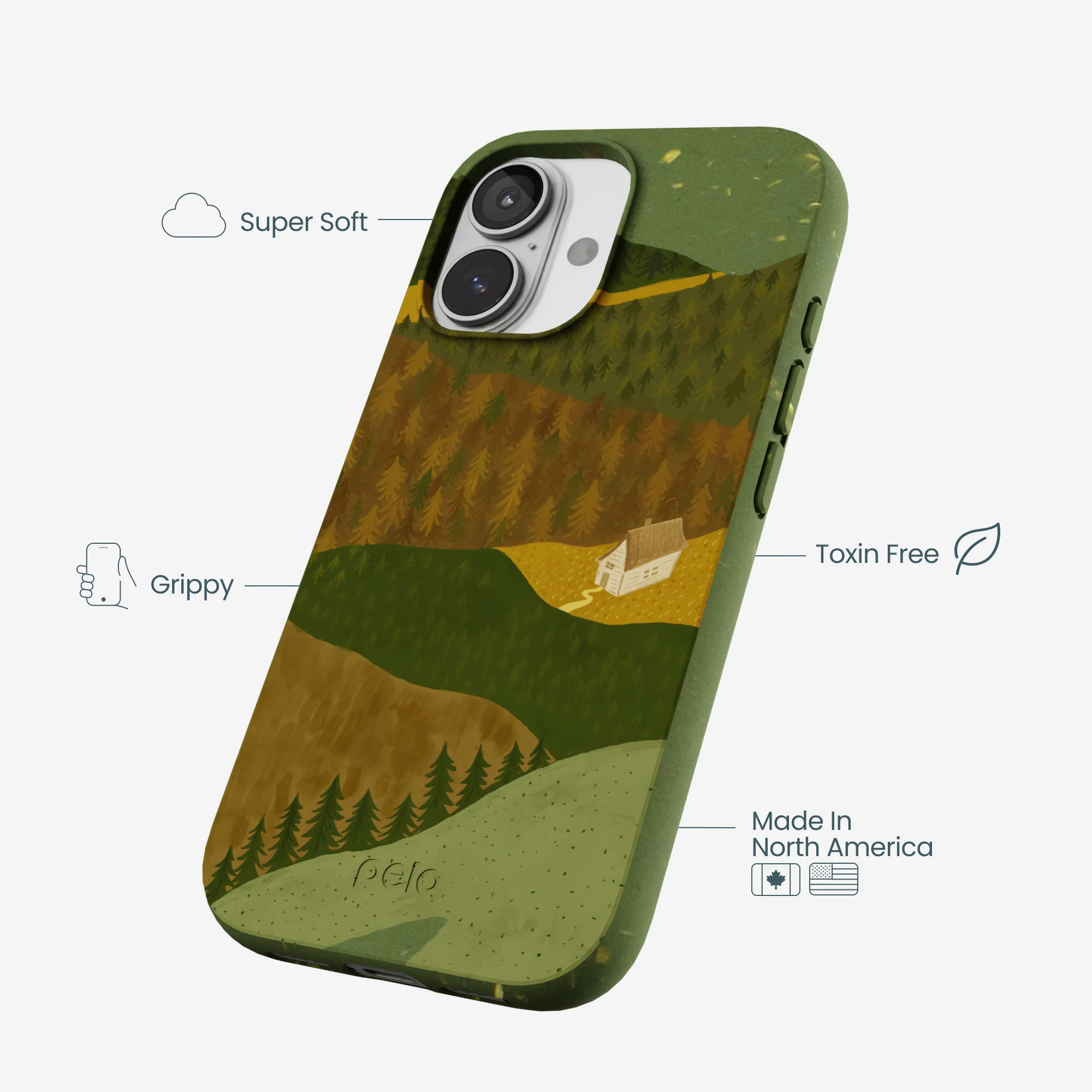 Forest Floor Mountain Nest iPhone 17 Case - Image 4