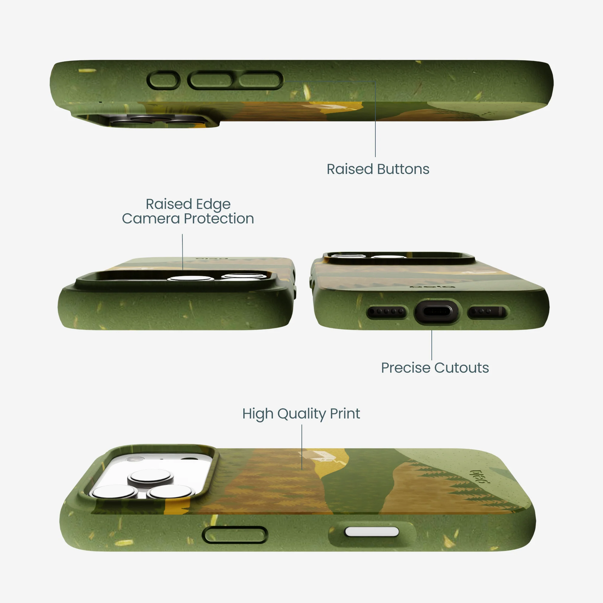 Forest Floor Mountain Nest iPhone 17 Pro Case - Image 3