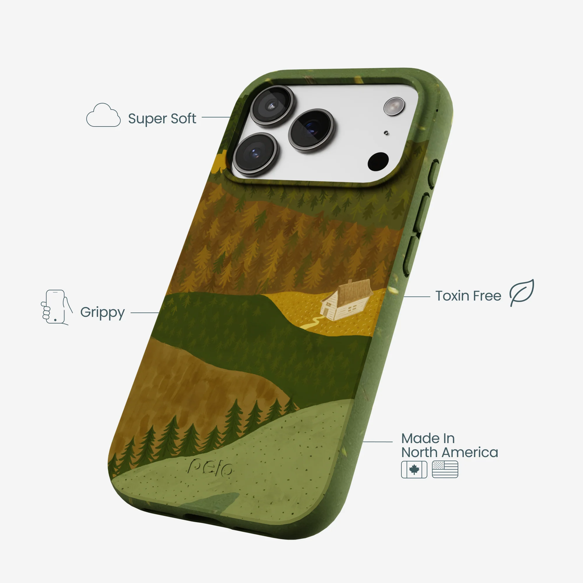 Forest Floor Mountain Nest iPhone 17 Pro Case - Image 4