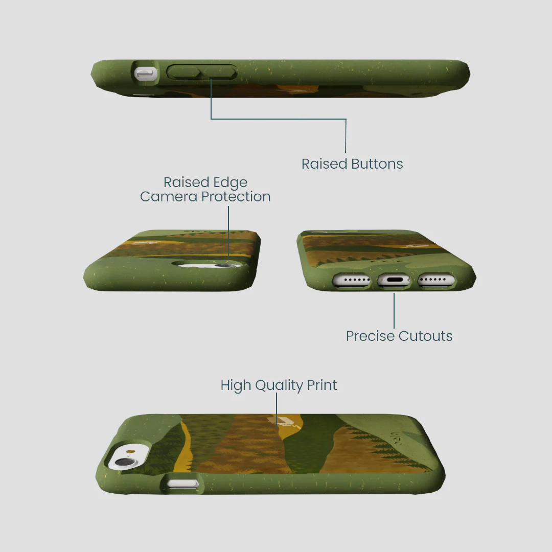 Forest Floor Mountain Nest iPhone 6/6s/7/8/SE Case - Image 3