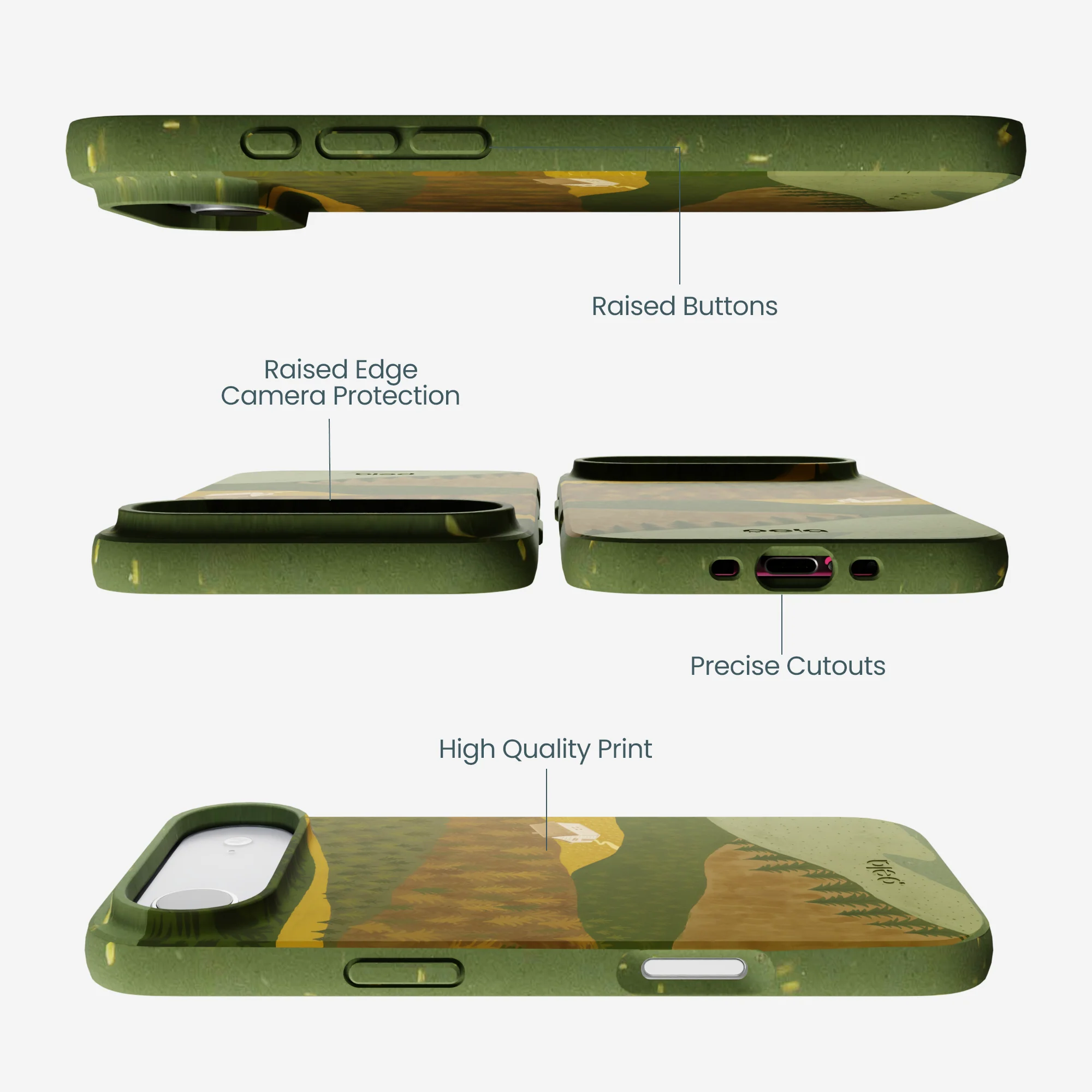 Forest Floor Mountain Nest iPhone Air Case - Image 3