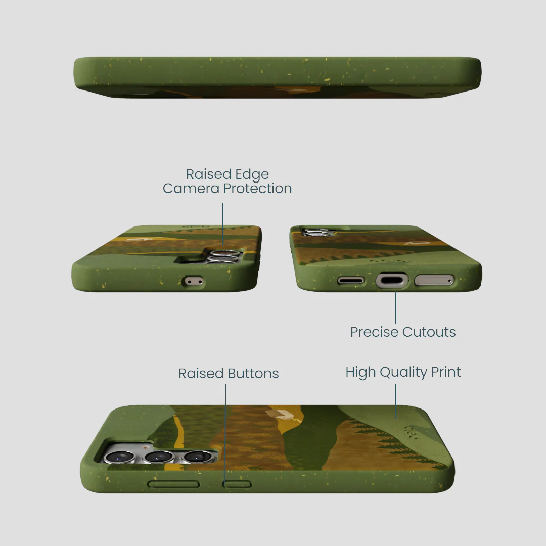 Forest Floor Mountain Nest Samsung Galaxy S25 Case - Image 3