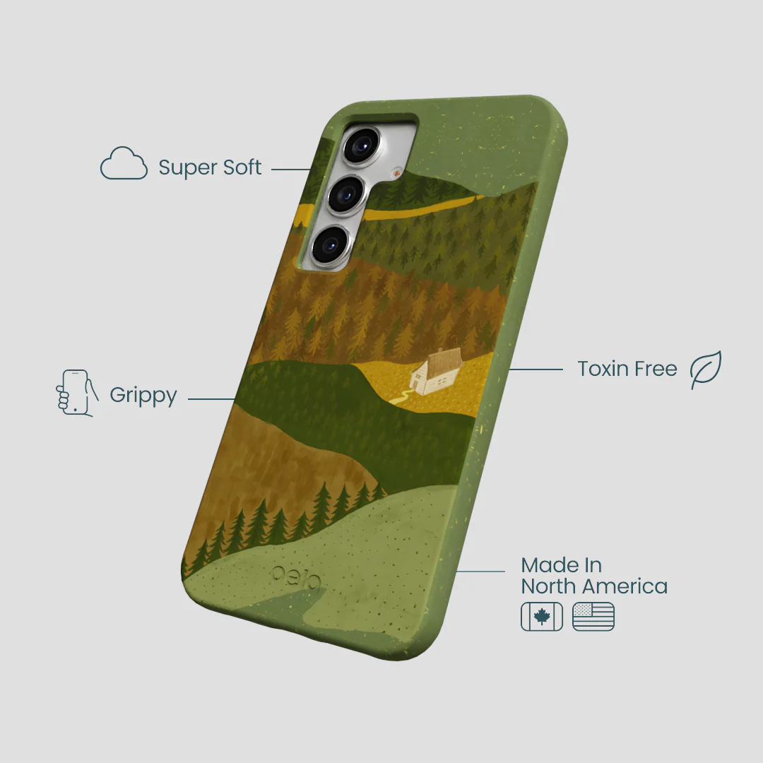 Forest Floor Mountain Nest Samsung Galaxy S25 Case - Image 4