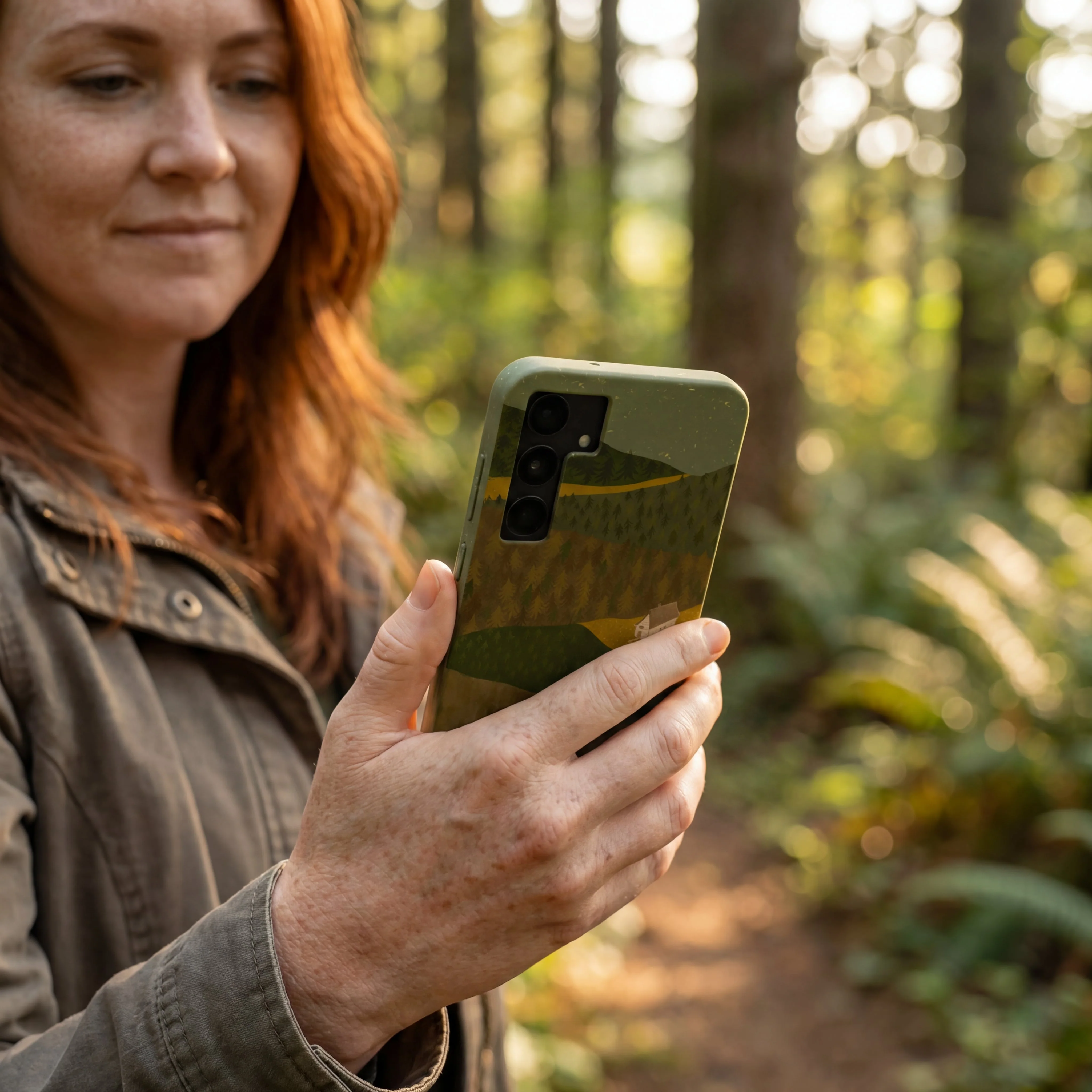 Forest Floor Mountain Nest Samsung Galaxy S25+(Plus) Case - Image 2