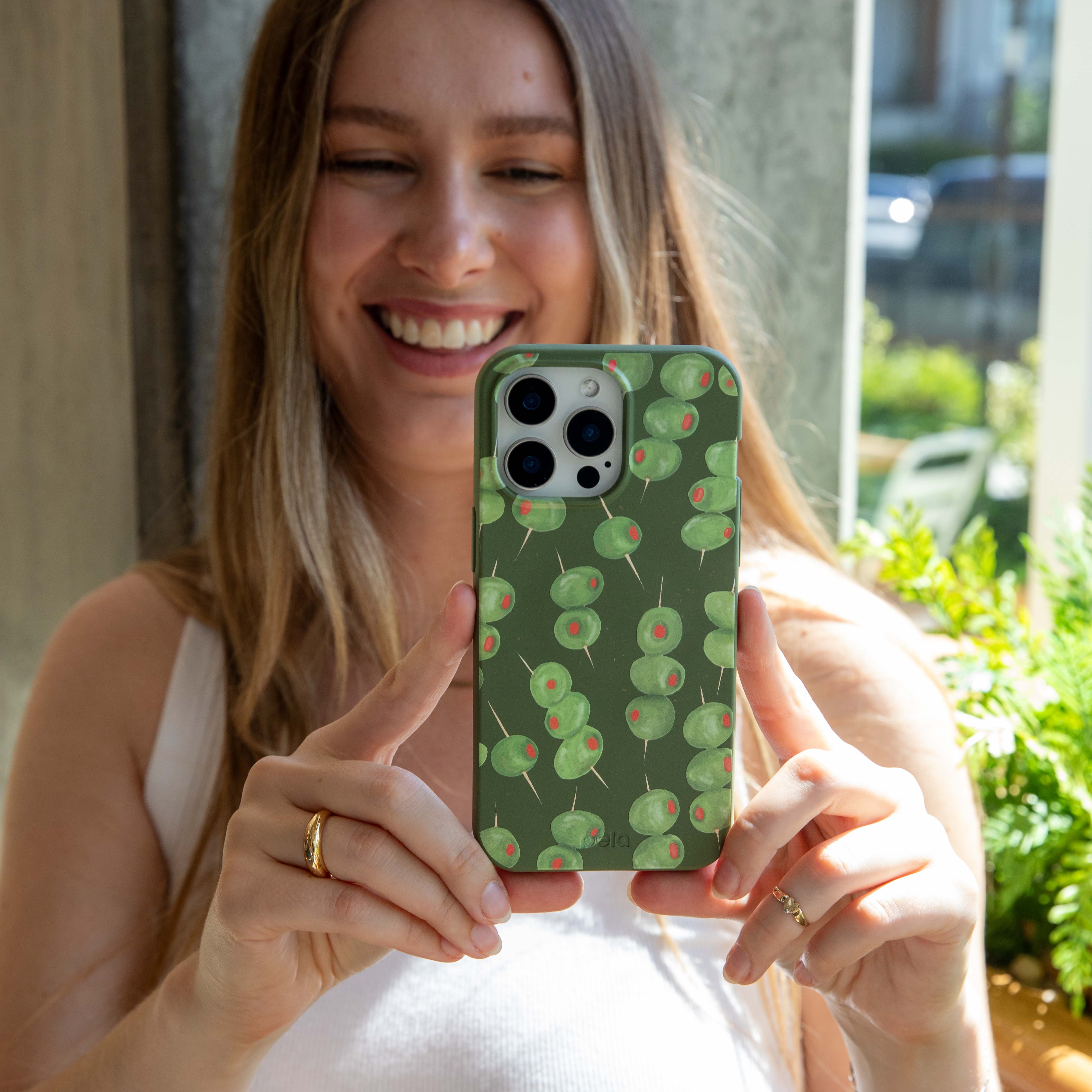 Forest Floor Olive Hour Google Pixel 6a Case - Image 2