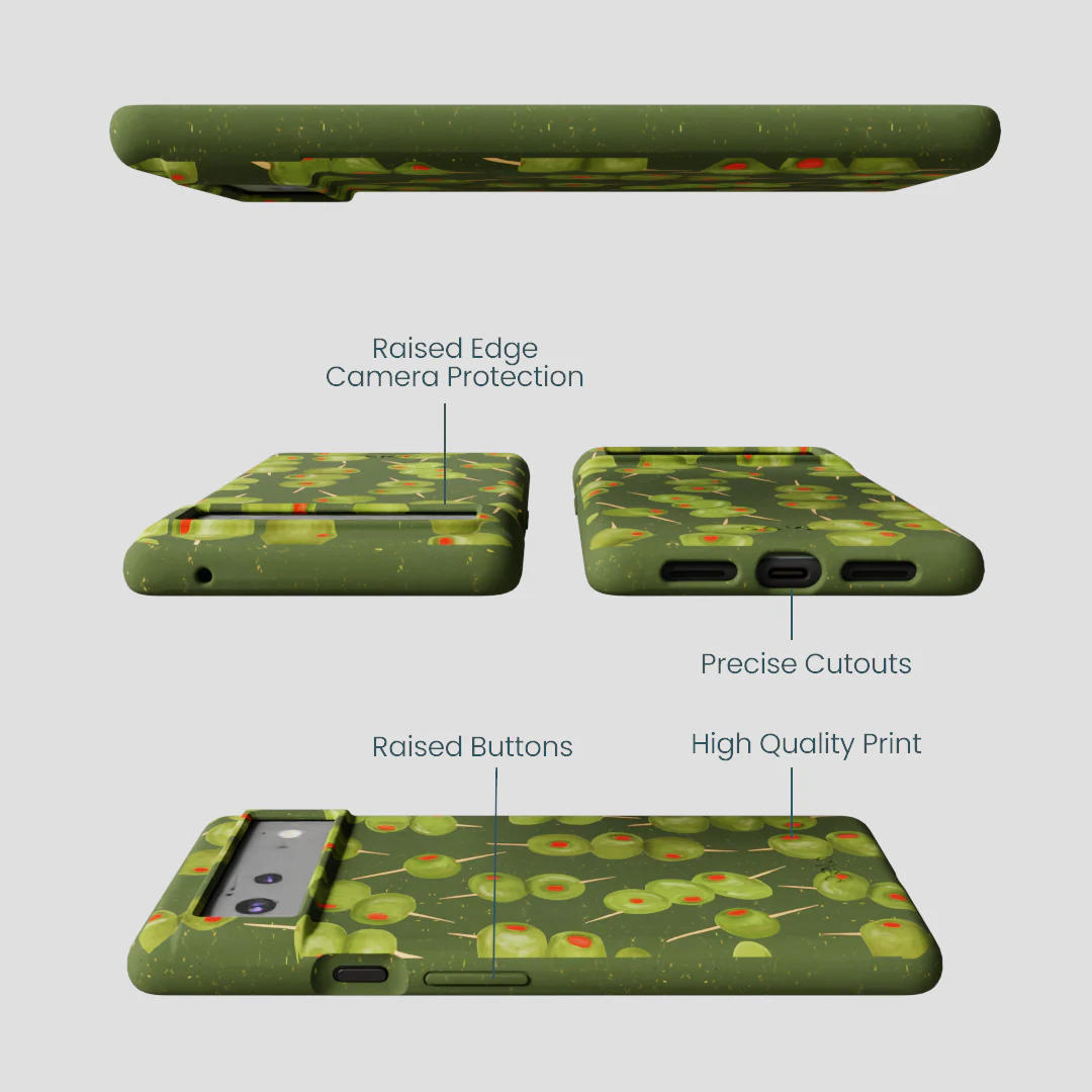 Forest Floor Olive Hour Google Pixel 6a Case - Image 3