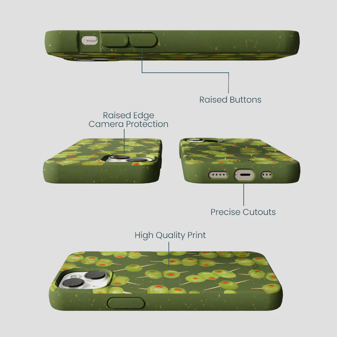 Forest Floor Olive Hour iPhone 13 Case - Image 3