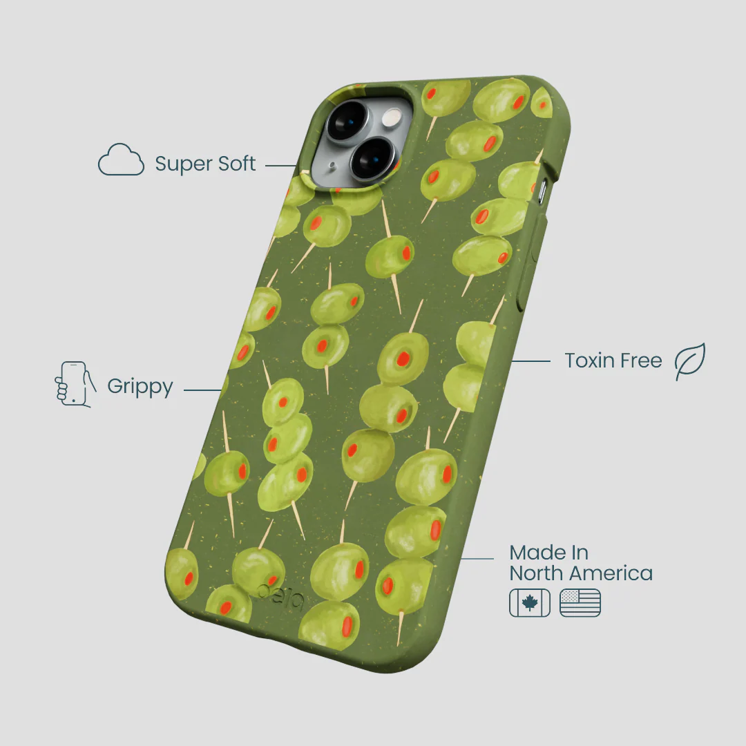 Forest Floor Olive Hour iPhone 14 Plus Case - Image 4