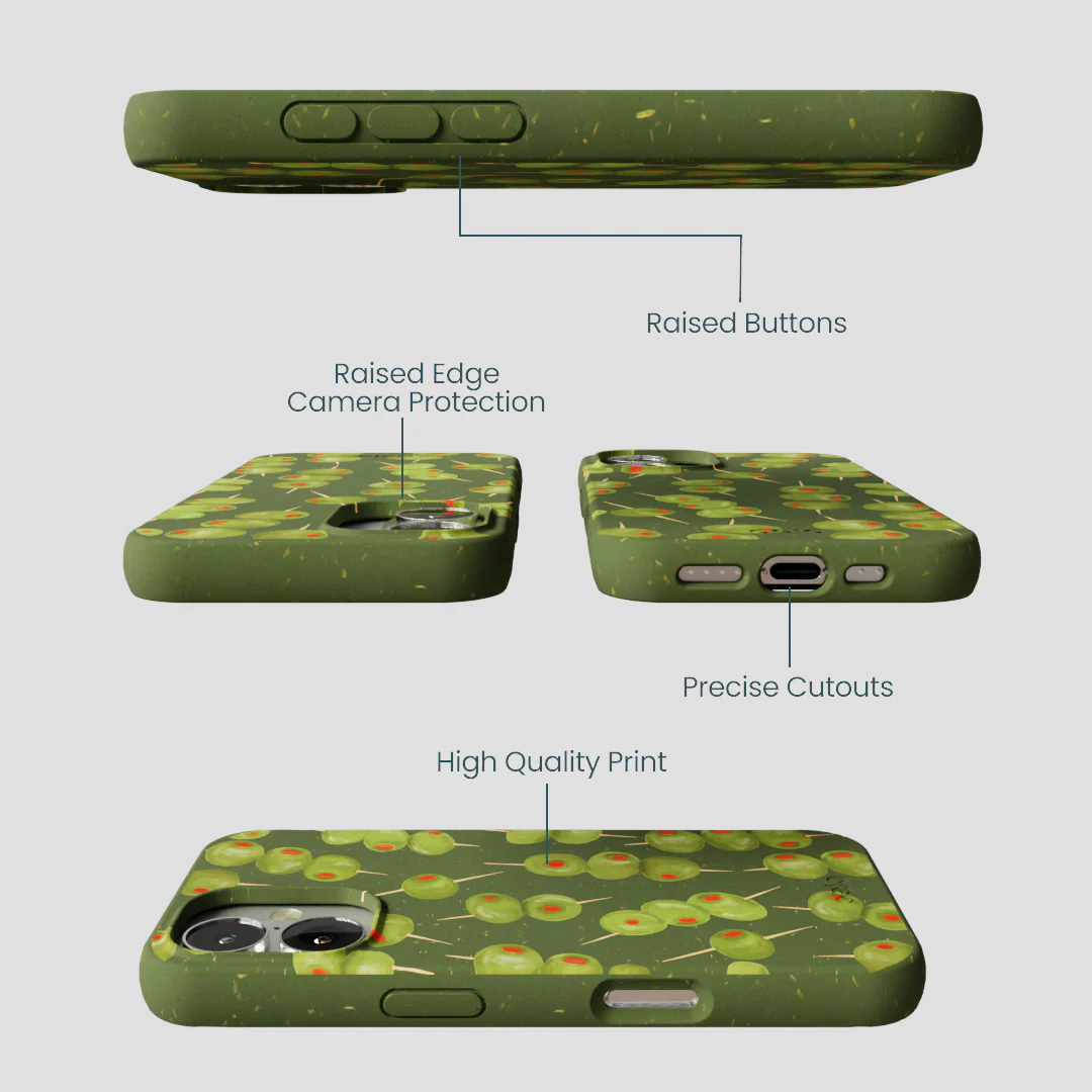 Forest Floor Olive Hour iPhone 16 Case - Image 3