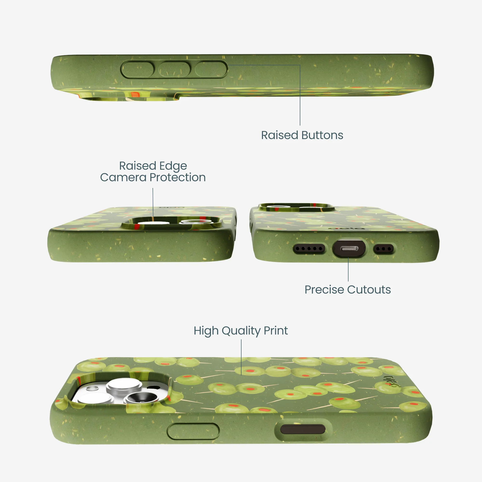 Forest Floor Olive Hour iPhone 16 Pro Max Case - Image 3