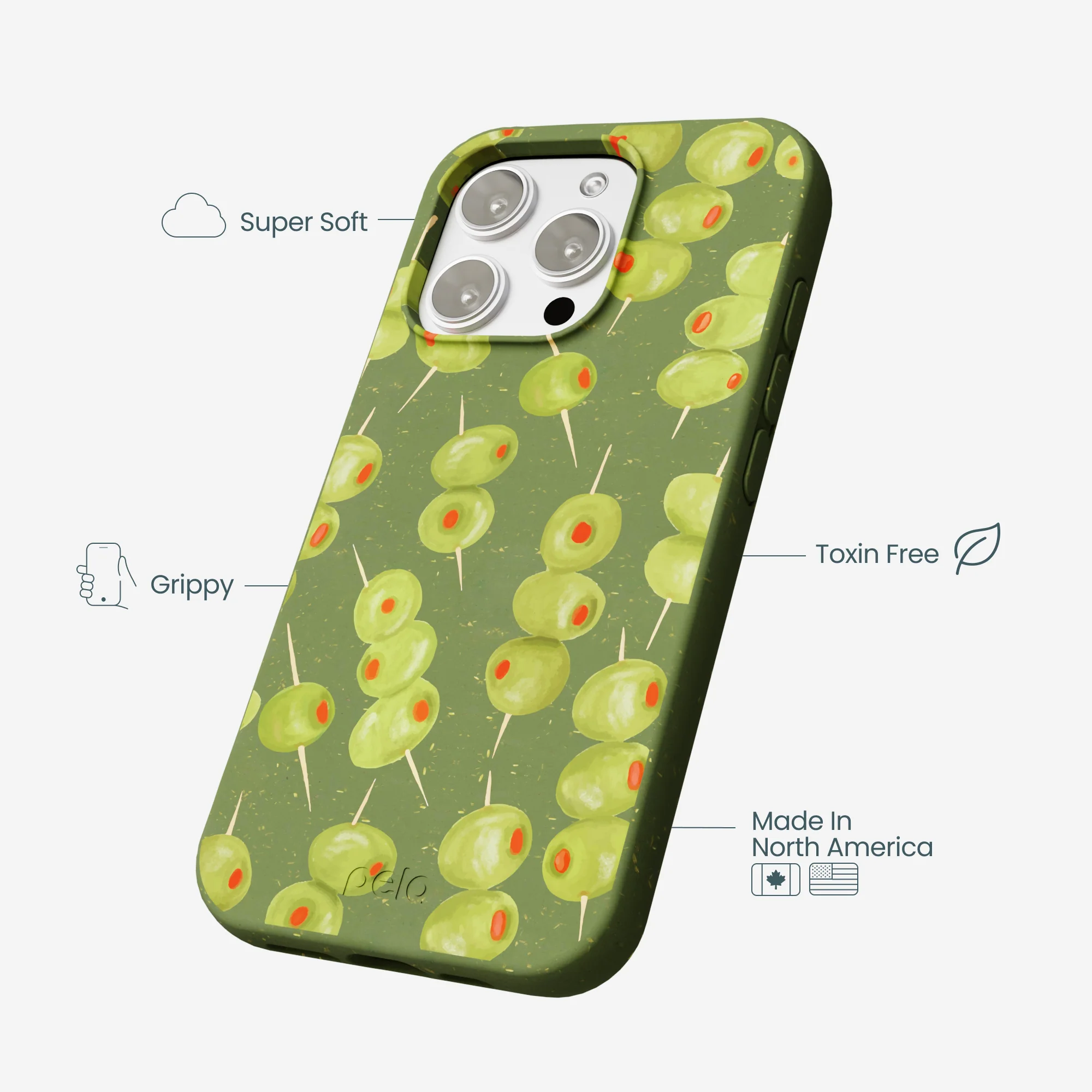 Forest Floor Olive Hour iPhone 16 Pro Max Case - Image 4
