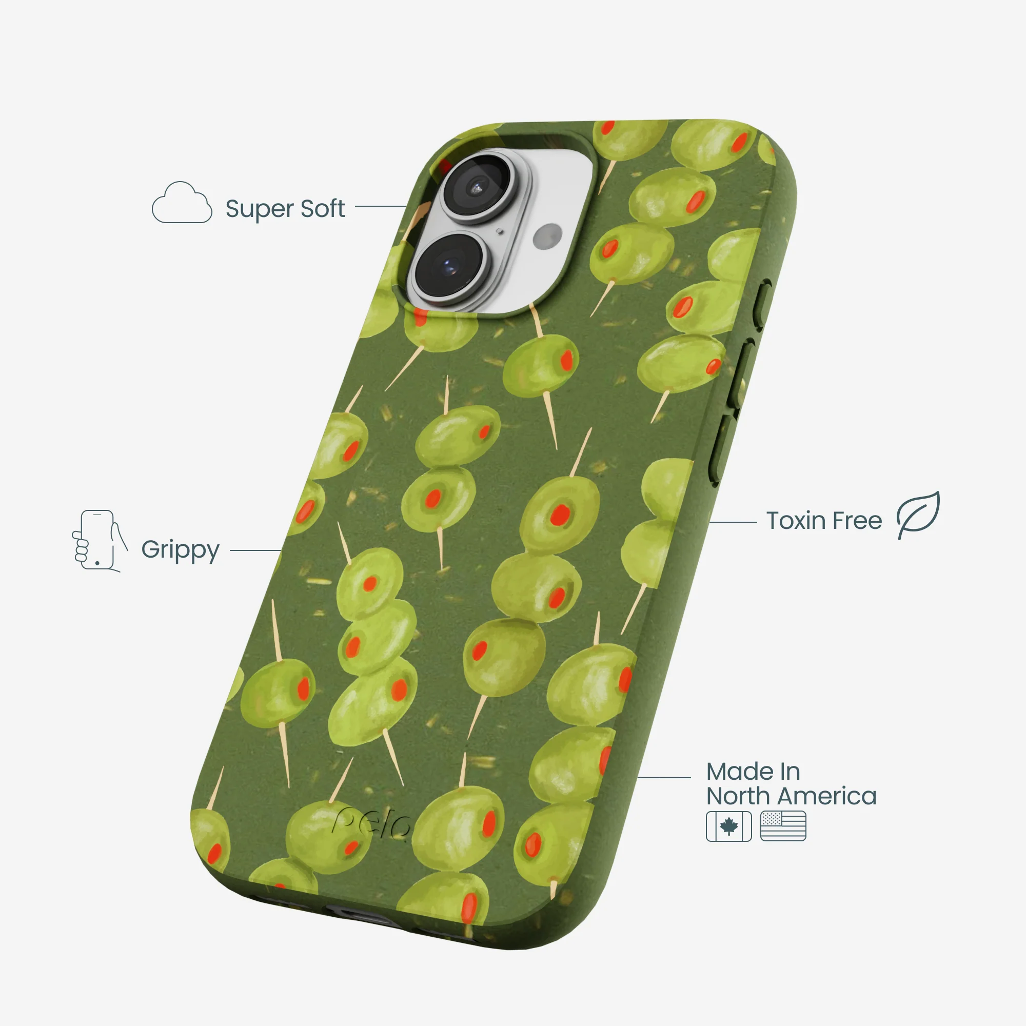 Forest Floor Olive Hour iPhone 17 Case - Image 4