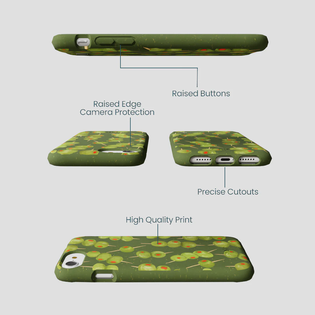Forest Floor Olive Hour iPhone 6/6s/7/8/SE Case - Image 3