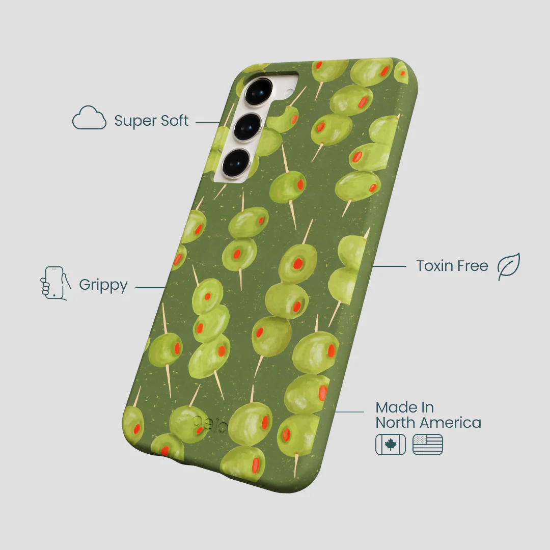 Forest Floor Olive Hour Samsung Galaxy S24+(Plus) Case - Image 4