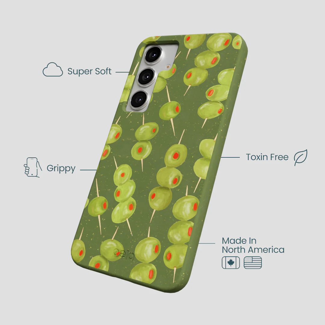 Forest Floor Olive Hour Samsung Galaxy S25+(Plus) Case - Image 4