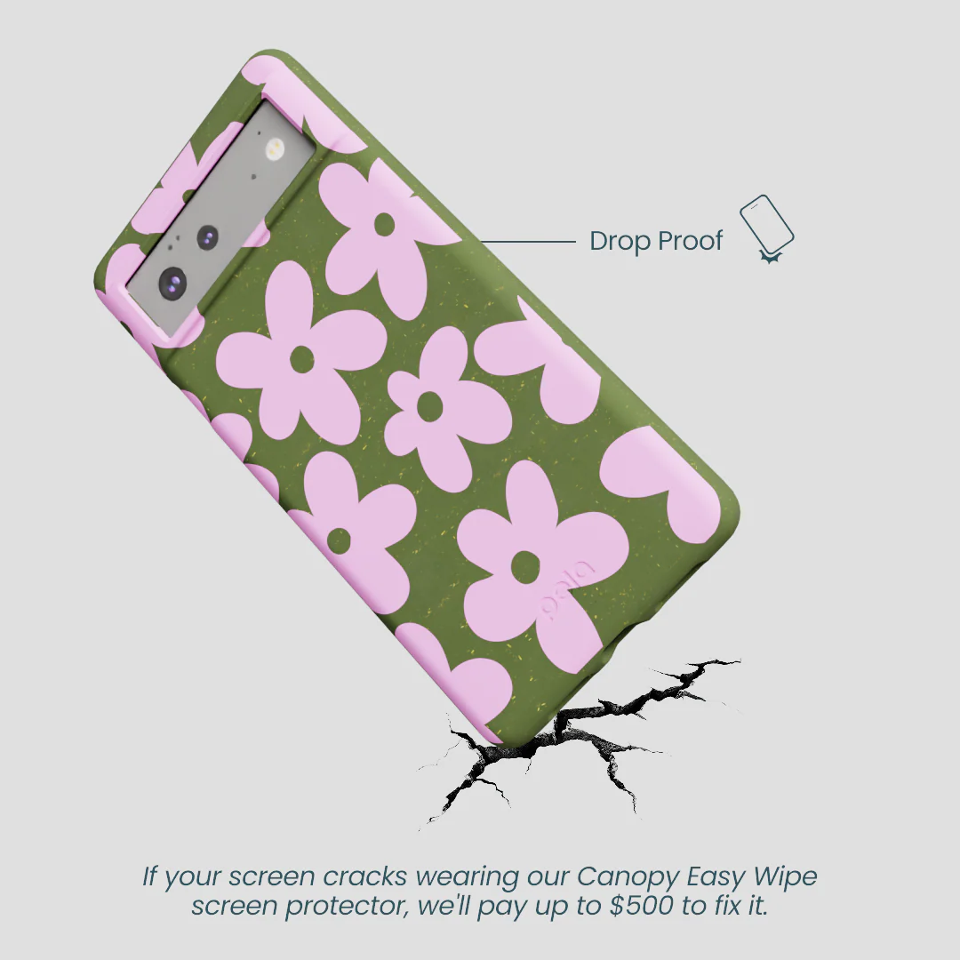 Forest Floor Pink Blooms Google Pixel 6a Case - Image 5