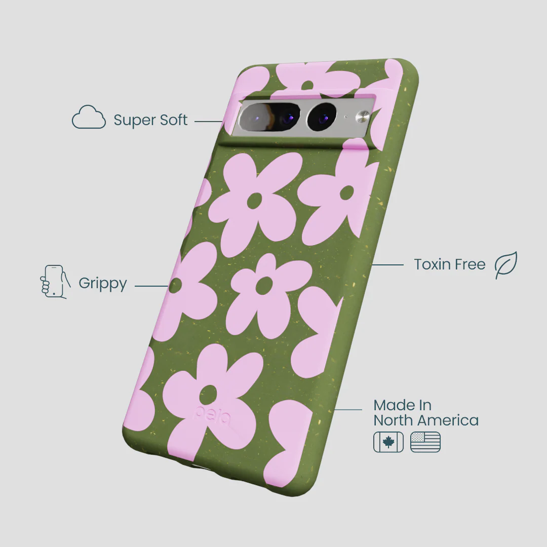 Forest Floor Pink Blooms Google Pixel 7 Pro Case - Image 4
