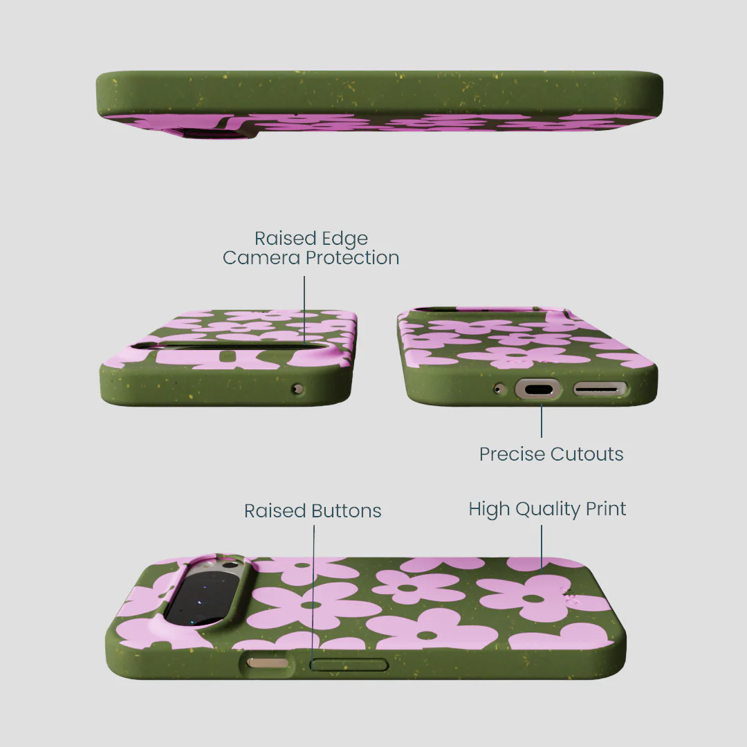 Forest Floor Pink Blooms Google Pixel 9/9 Pro Case - Image 3