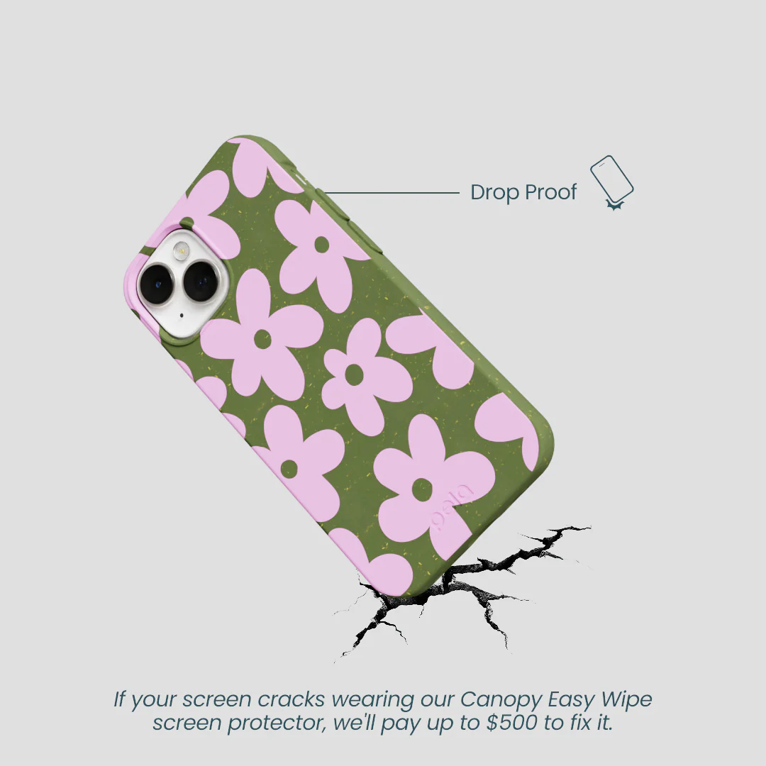 Forest Floor Pink Blooms iPhone 13 Mini Case - Image 5