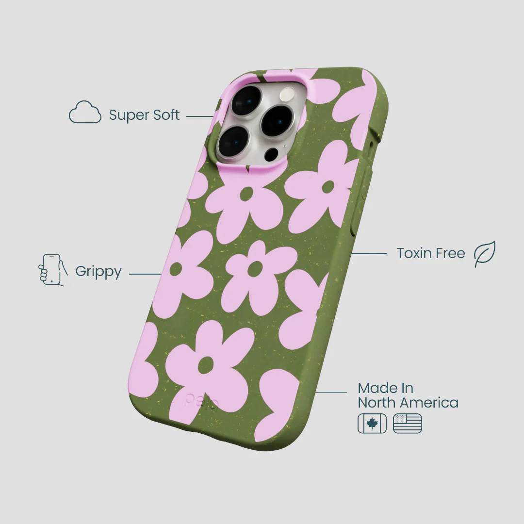 Forest Floor Pink Blooms iPhone 15 Pro Case - Image 4