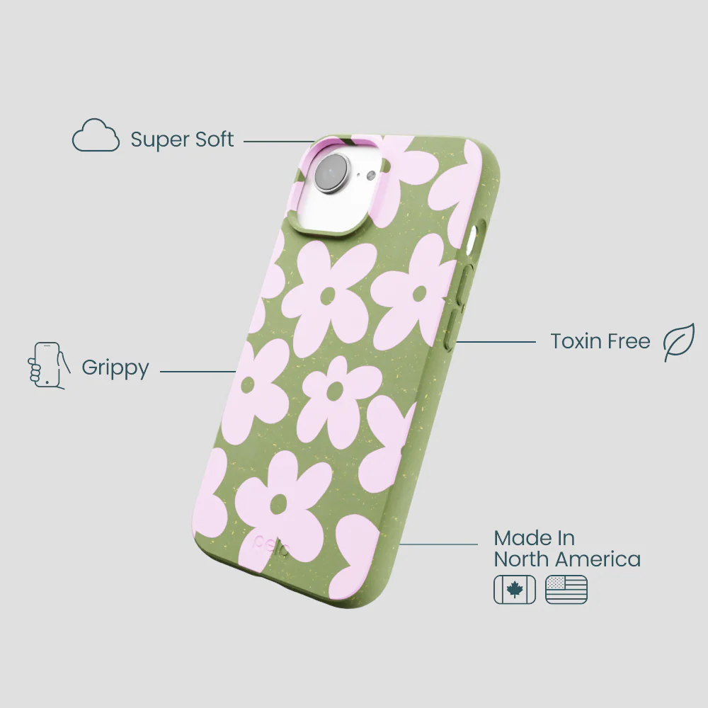 Forest Floor Pink Blooms iPhone 16e/17e Case - Image 4