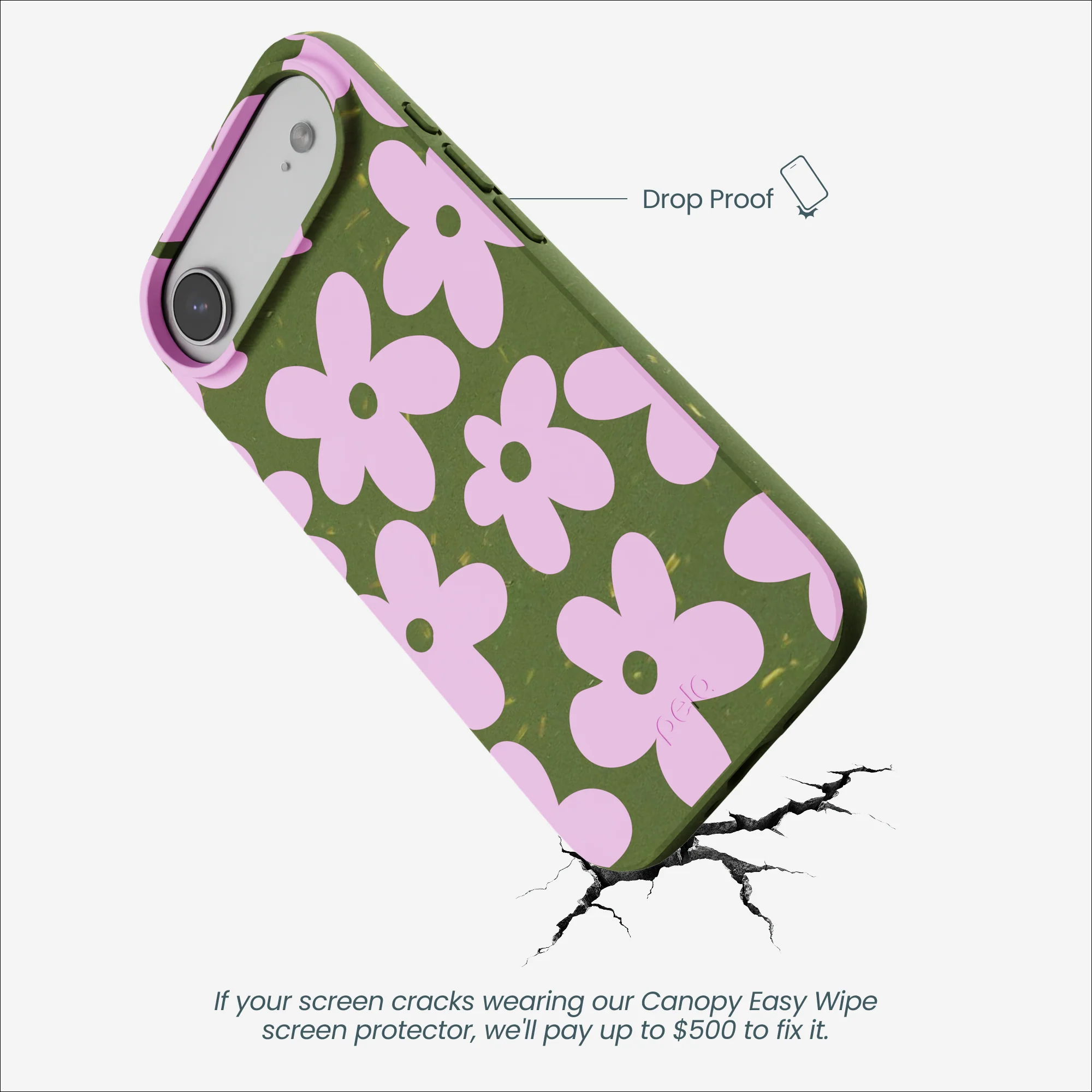 Forest Floor Pink Blooms iPhone Air Case - Image 5
