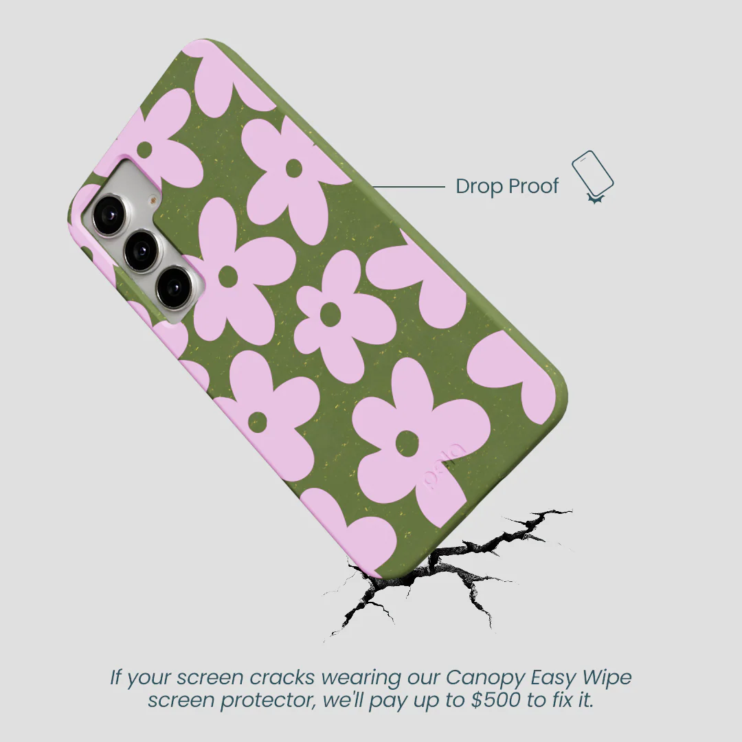 Forest Floor Pink Blooms Samsung Galaxy S25+(Plus) Case - Image 5