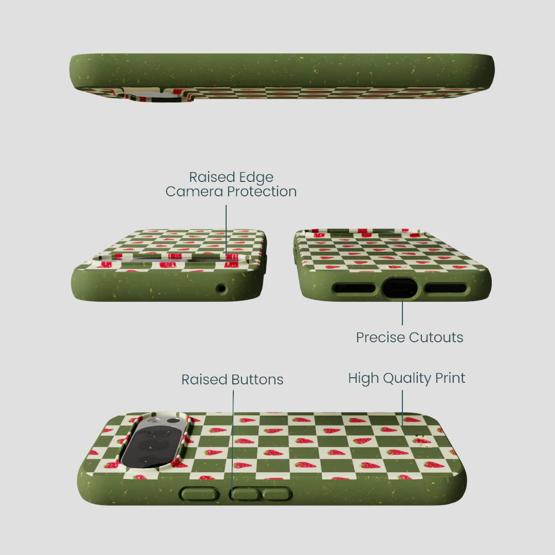 Forest Floor Strawberry Field Google Pixel 10/10 Pro Case - Image 3