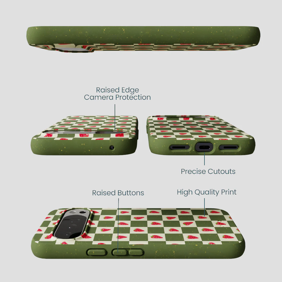 Forest Floor Strawberry Field Google Pixel 10 Pro XL Case - Image 3