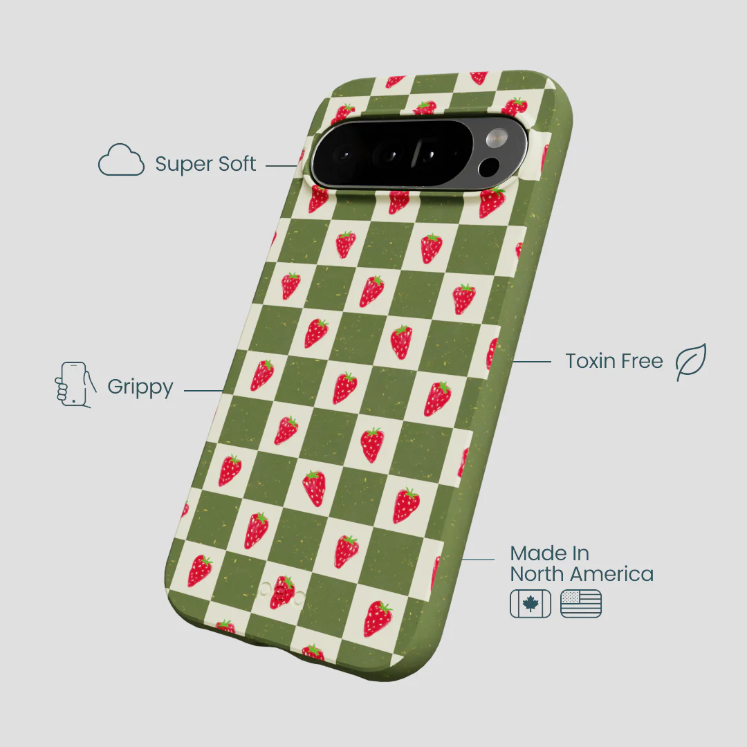 Forest Floor Strawberry Field Google Pixel 10 Pro XL Case - Image 4