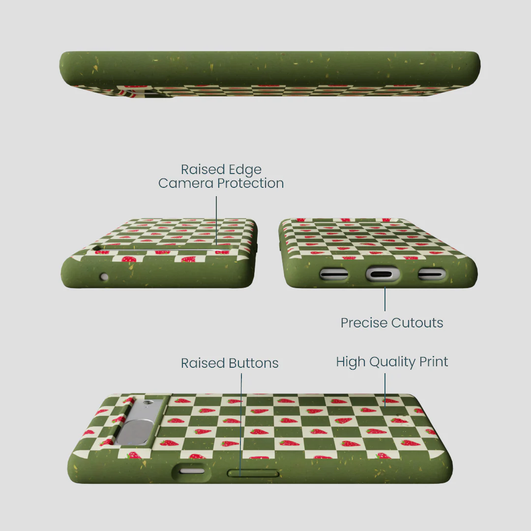 Forest Floor Strawberry Field Google Pixel 7 Case - Image 3