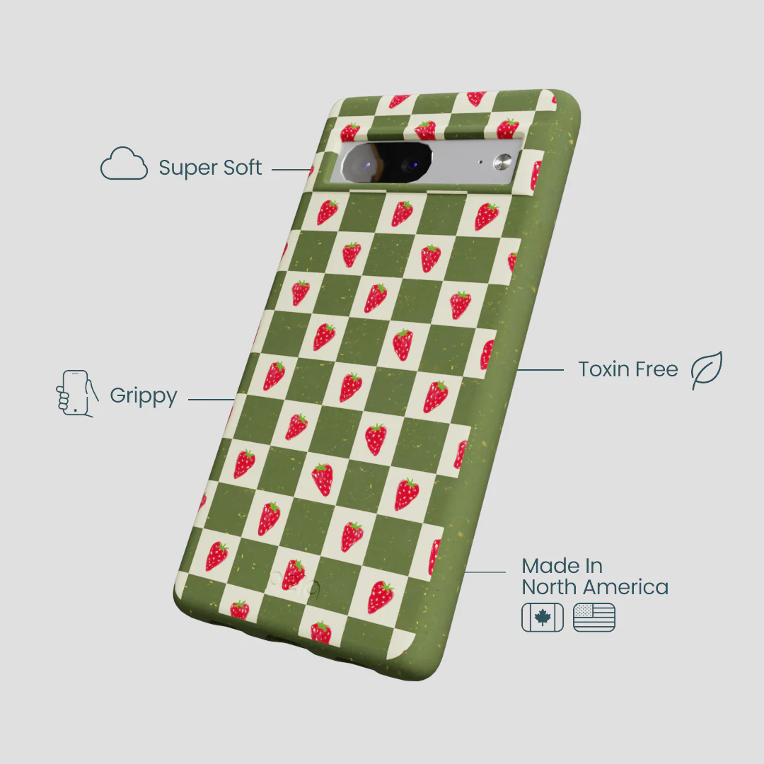 Forest Floor Strawberry Field Google Pixel 7 Case - Image 4