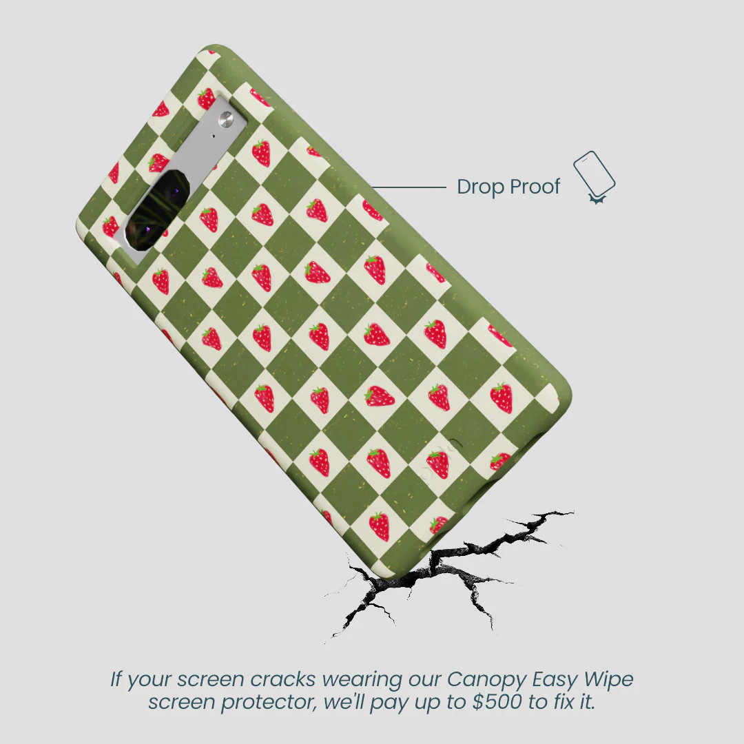 Forest Floor Strawberry Field Google Pixel 7a Case - Image 5