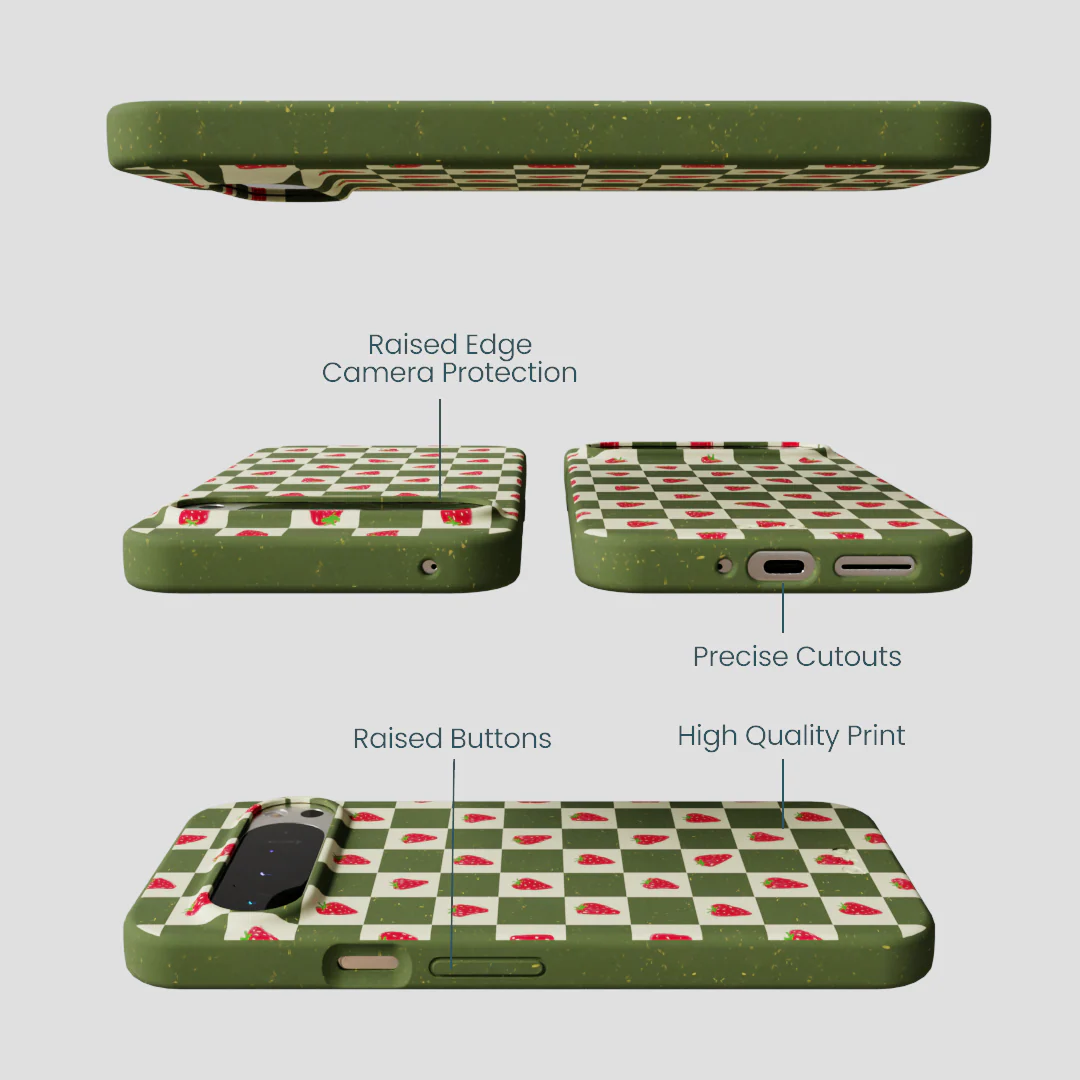 Forest Floor Strawberry Field Google Pixel 9 Pro XL Case - Image 3