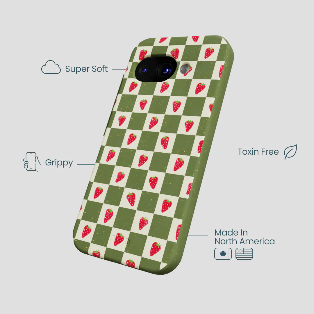 Forest Floor Strawberry Field Google Pixel 9a Case - Image 4
