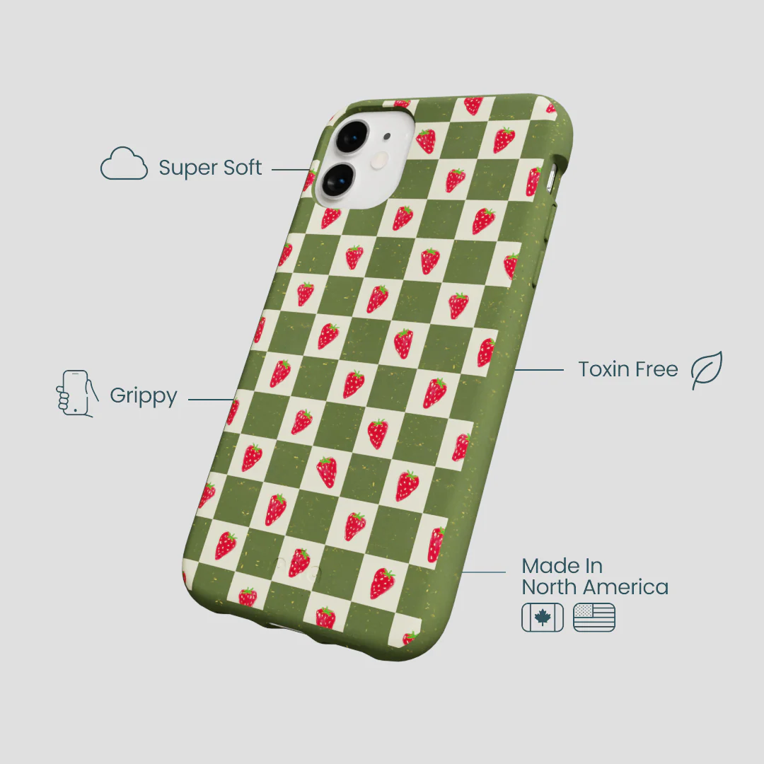 Forest Floor Strawberry Field iPhone 11 Case - Image 4