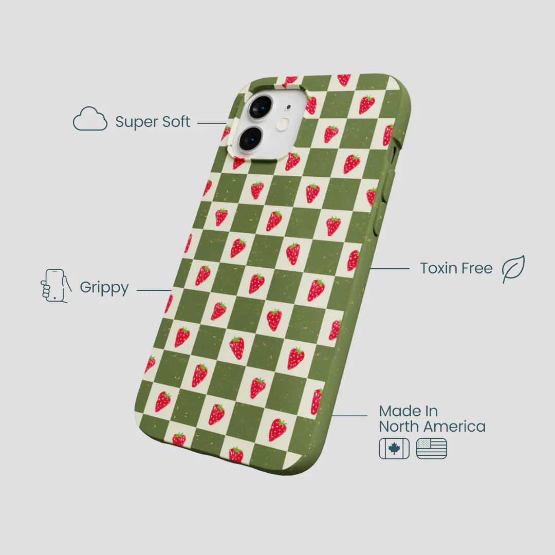 Forest Floor Strawberry Field iPhone 12/ iPhone 12 Pro Case - Image 4