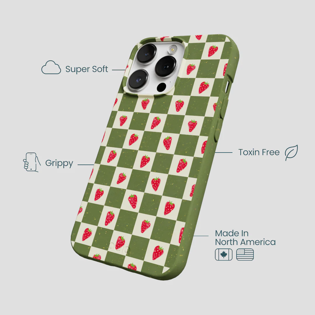 Forest Floor Strawberry Field iPhone 13 Pro Max Case - Image 4