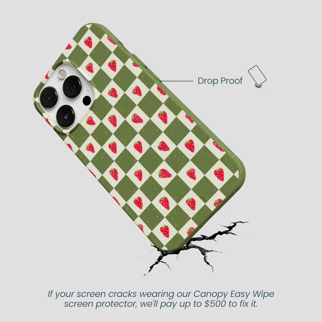 Forest Floor Strawberry Field iPhone 13 Pro Max Case - Image 5