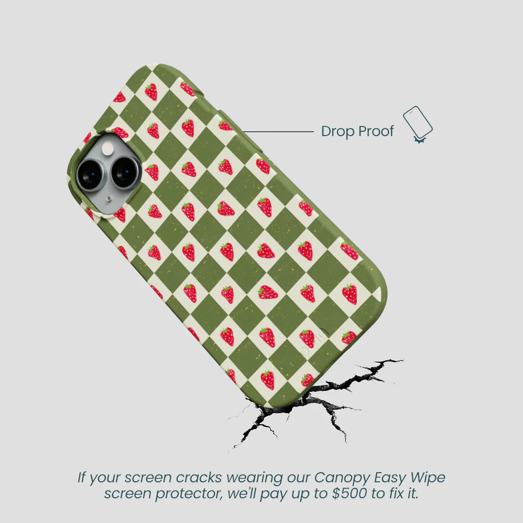 Forest Floor Strawberry Field iPhone 14 Case - Image 5