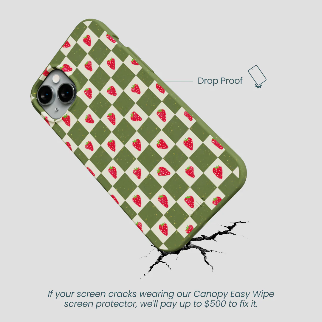 Forest Floor Strawberry Field iPhone 14 Plus Case - Image 5