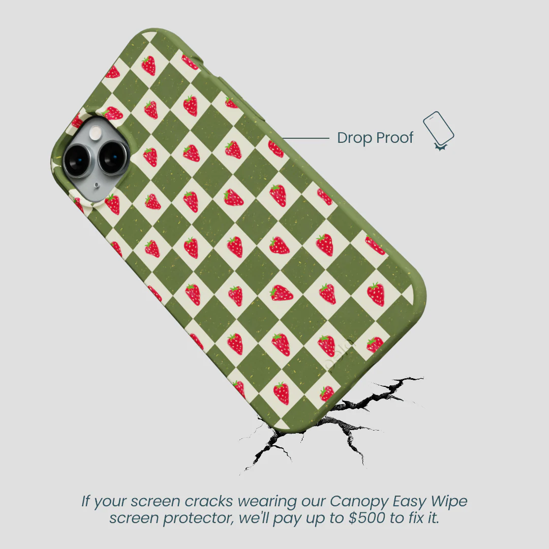 Forest Floor Strawberry Field iPhone 15 Plus Case - Image 5