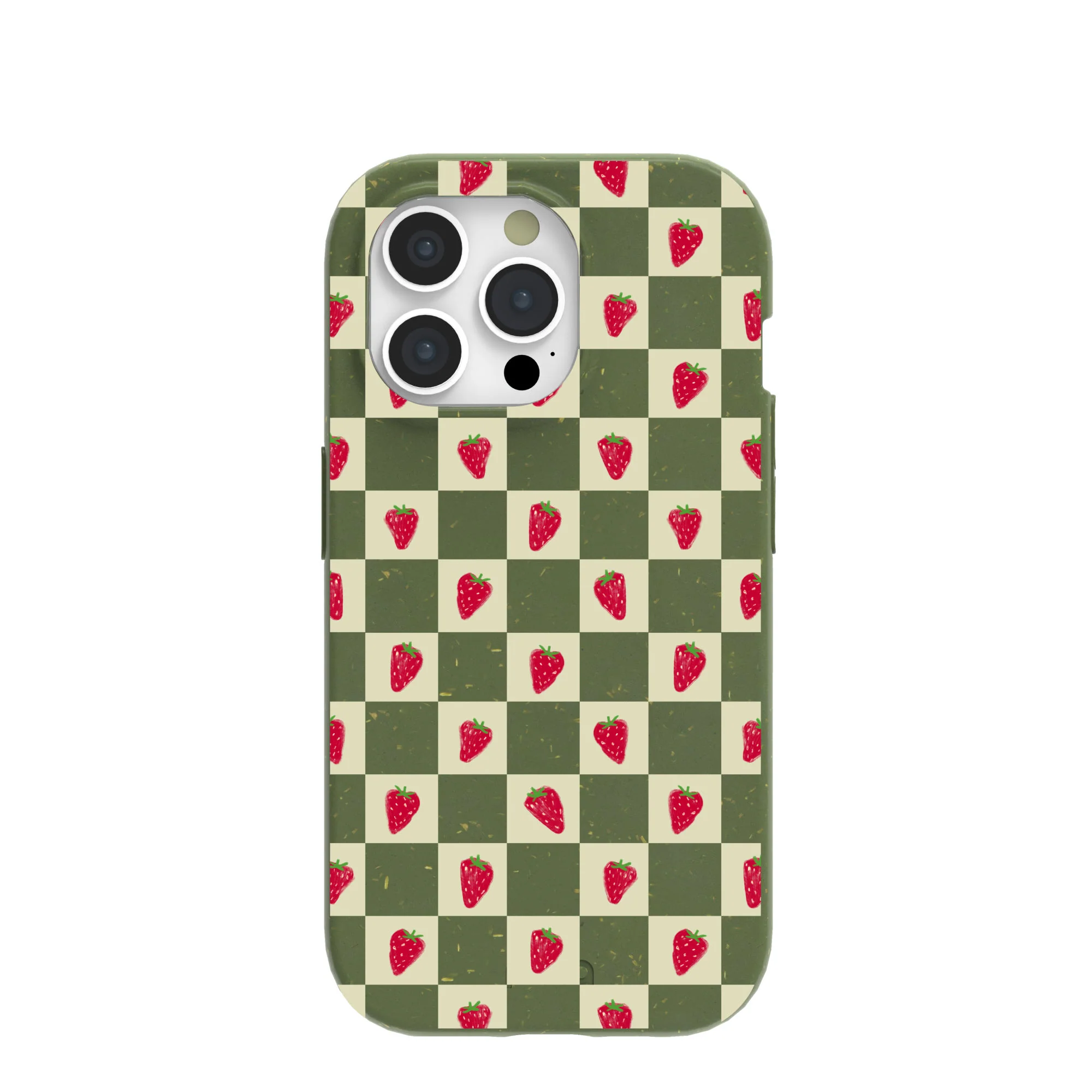 Forest Floor Strawberry Field iPhone 15 Pro Case
