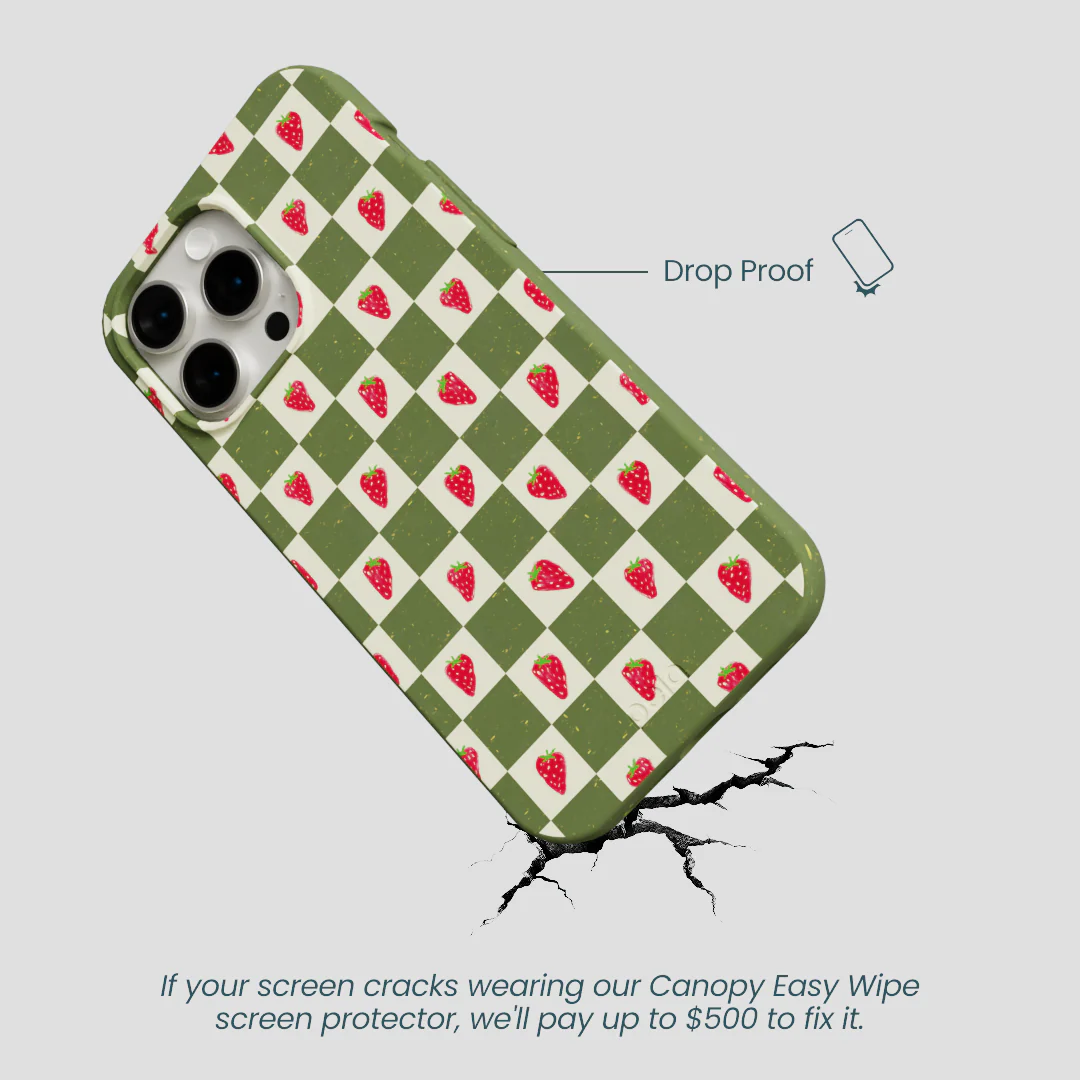 Forest Floor Strawberry Field iPhone 15 Pro Max Case - Image 5