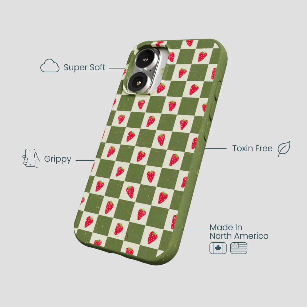 Forest Floor Strawberry Field iPhone 16 Case - Image 4