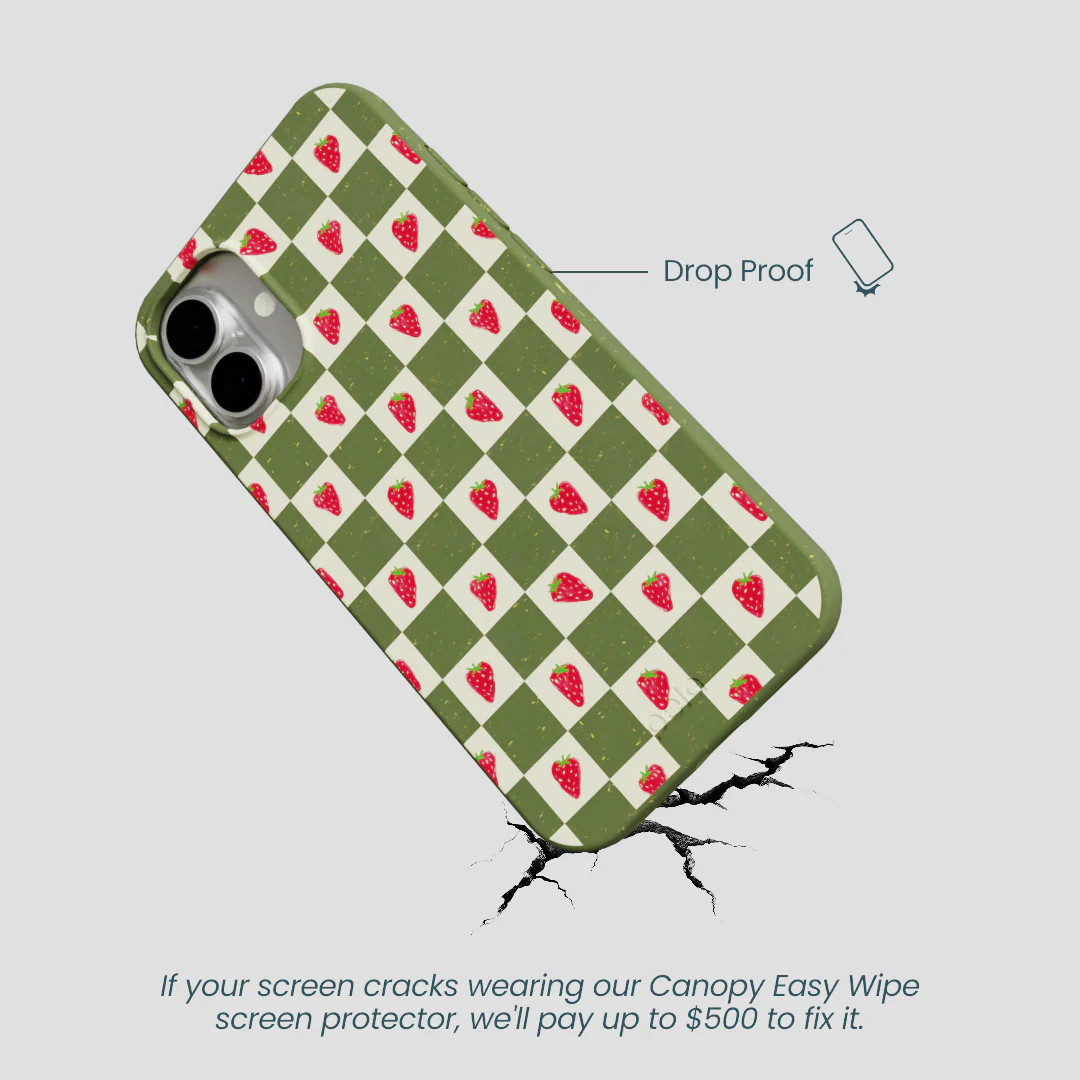 Forest Floor Strawberry Field iPhone 16 Plus Case - Image 5